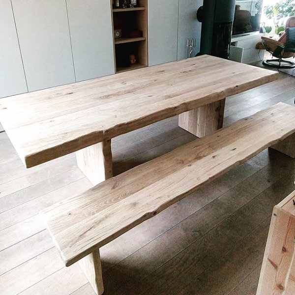 Houten Tafel Rustiek T_133