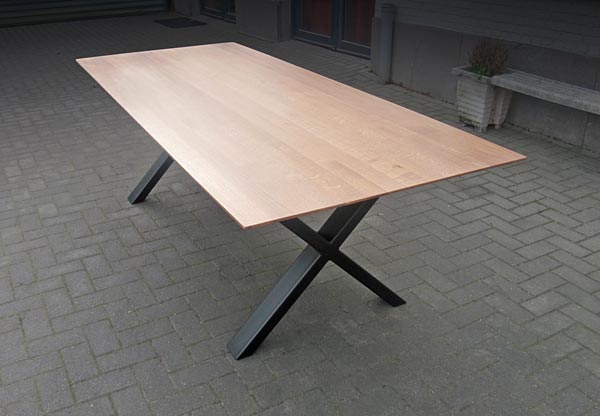 tafel-metaal-eiken-T011